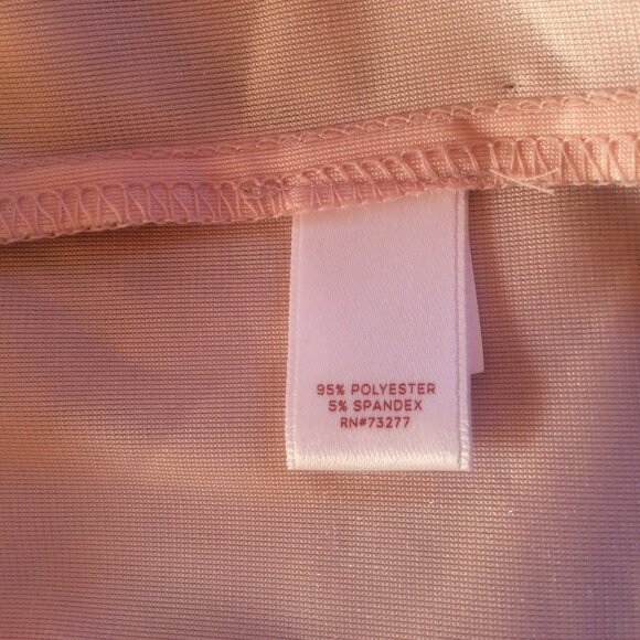 LC Lauren Conrad NWT Pink Crushed Velvet Fairy Pleated Neck Whimsy Top Size XXL - Picture 6 of 7